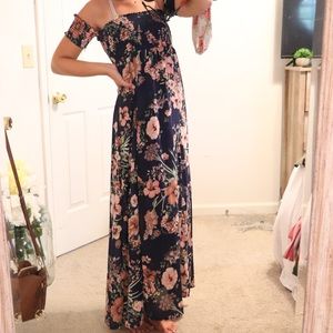Floral maxi dress